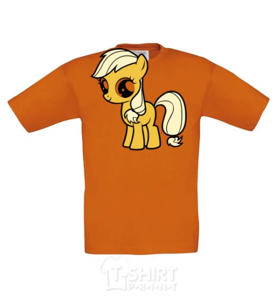 Kids T-shirt Little Apple Jack cornsilk фото