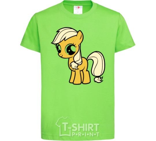 Kids T-shirt Little Apple Jack orchid-green фото