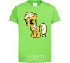 Kids T-shirt Little Apple Jack orchid-green фото