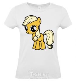 Women's T-shirt Little Apple Jack White фото