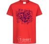 Kids T-shirt My little pony print red фото