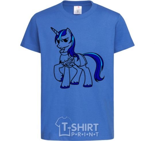 Kids T-shirt Shining Armor royal-blue фото