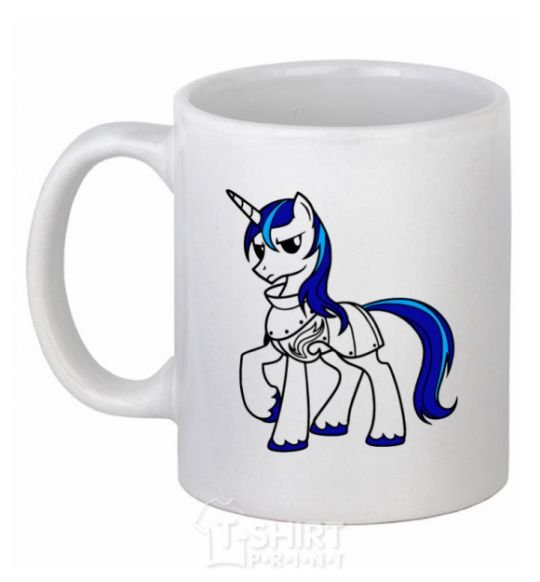 Ceramic mug Shining Armor White фото