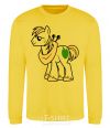 Sweatshirt Big Macintosh yellow фото