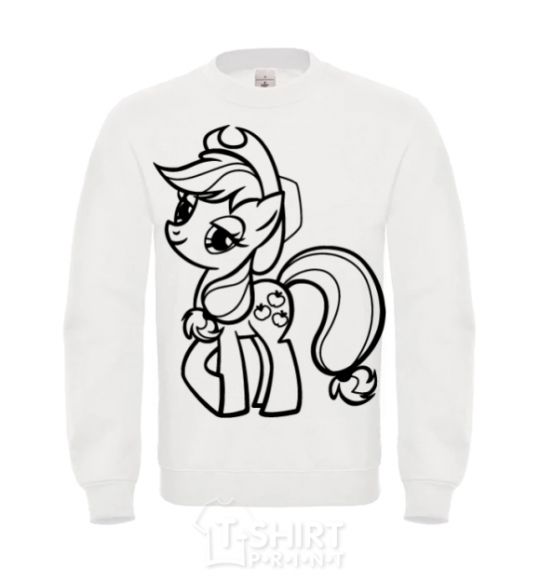 Sweatshirt Applejack the pony White фото