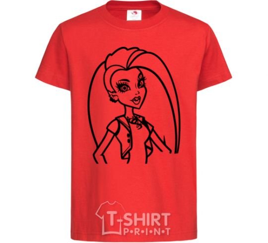 Kids T-shirt Monster High Venus McFlytrap red фото