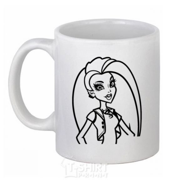 Ceramic mug Monster High Venus McFlytrap White фото