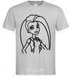 Men's T-Shirt Monster High Venus McFlytrap grey фото