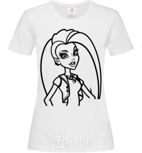 Women's T-shirt Monster High Venus McFlytrap White фото
