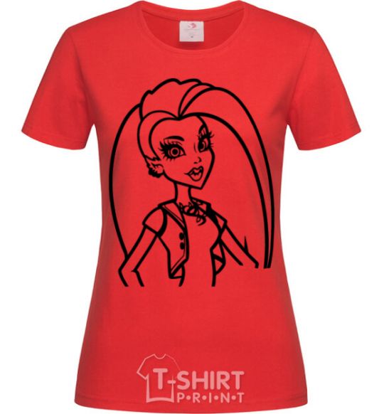 Women's T-shirt Monster High Venus McFlytrap red фото