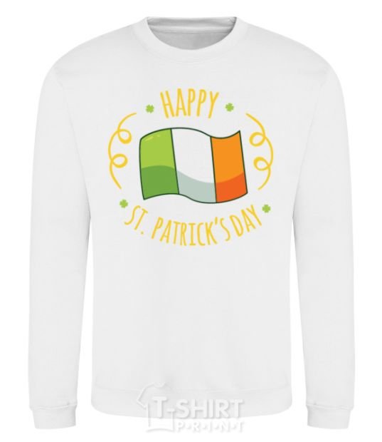 Sweatshirt Happy St Patrick's day White фото