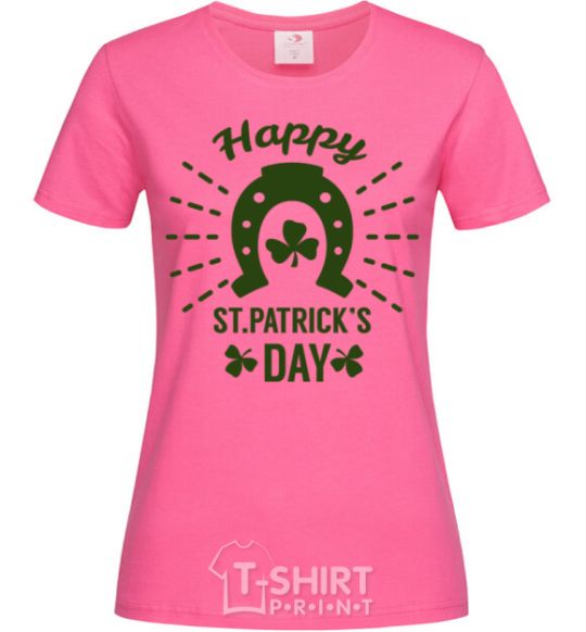 Women's T-shirt Happy St. Patrick's Day heliconia фото