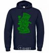 Men`s hoodie Leprechaun navy-blue фото