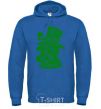 Men`s hoodie Leprechaun royal фото