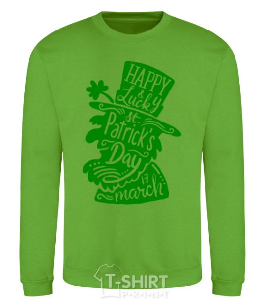 Sweatshirt Leprechaun orchid-green фото