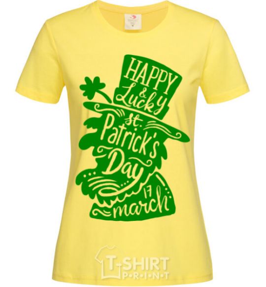 Women's T-shirt Leprechaun cornsilk фото