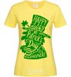 Женская футболка Leprechaun Лимонный фото
