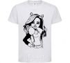 Kids T-shirt Claudine Wolfe portrait White фото