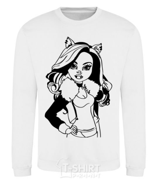 Sweatshirt Claudine Wolfe portrait White фото