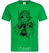 Men's T-Shirt Laguna Blue portrait kelly-green фото