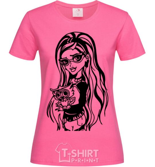 Женская футболка Гулия Йелпс Ярко-розовый фото