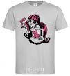 Men's T-Shirt Draculaura with hearts grey фото