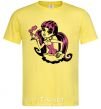 Men's T-Shirt Draculaura with hearts cornsilk фото