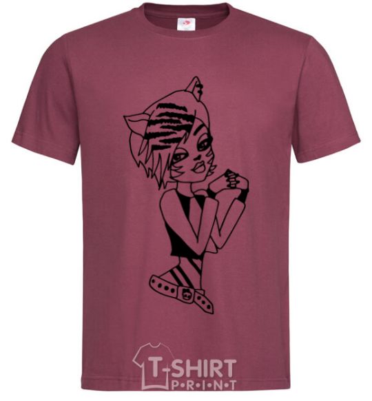 Men's T-Shirt Toralei Stripe burgundy фото