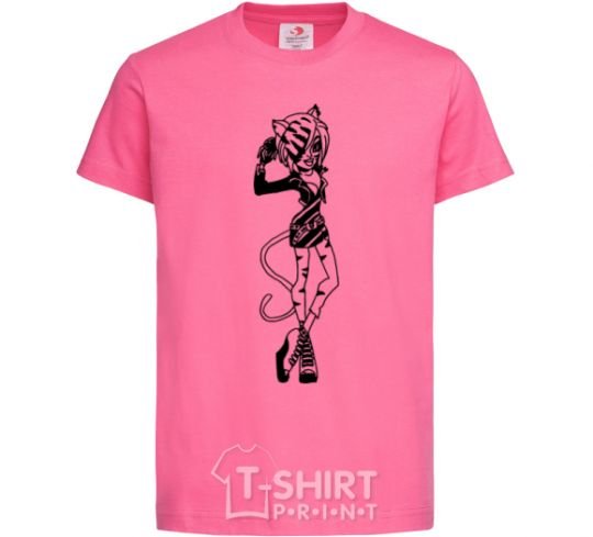 Детская футболка Торалей Страйп полный рост Ярко-розовый фото