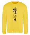 Sweatshirt Toralei Stripe full-length yellow фото