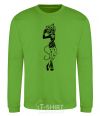 Sweatshirt Toralei Stripe full-length orchid-green фото