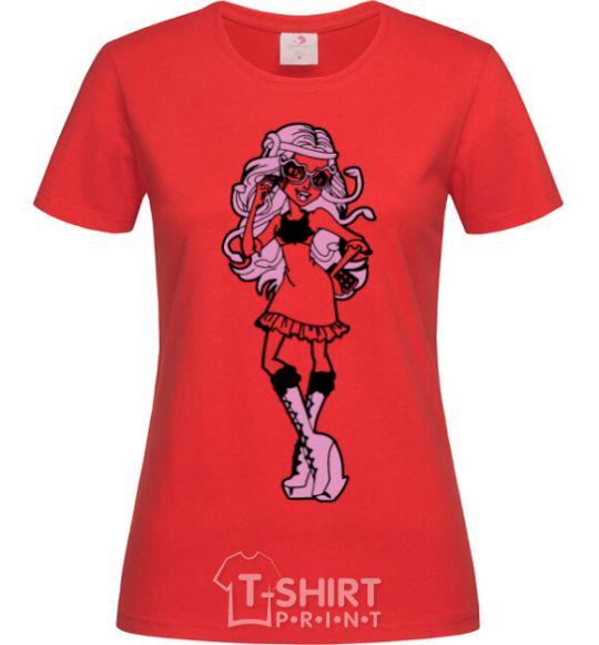 Women's T-shirt Viperin Gorgon red фото