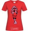 Women's T-shirt Viperin Gorgon red фото