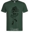 Men's T-Shirt Operetta bottle-green фото