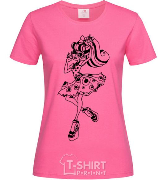 Женская футболка Оперетта Ярко-розовый фото