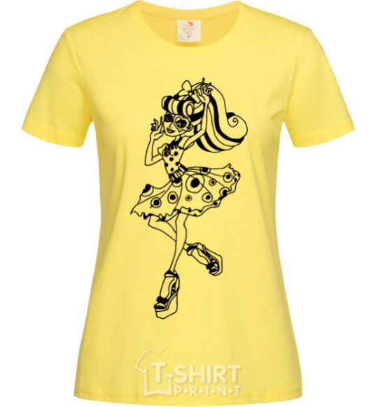 Женская футболка Оперетта Лимонный фото