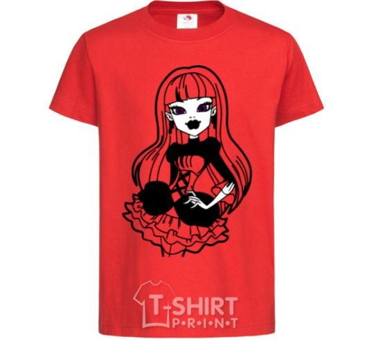 Kids T-shirt Elissabeth red фото