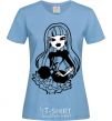 Women's T-shirt Elissabeth sky-blue фото
