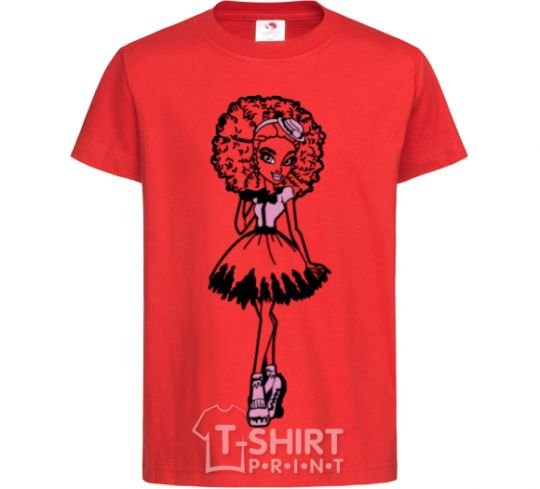 Kids T-shirt Hani Swamp red фото