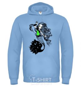Men`s hoodie Serena Von Boo sky-blue фото