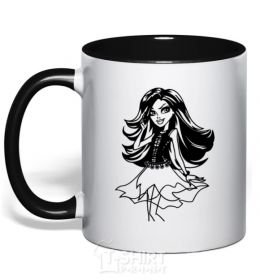 Mug with a colored handle