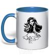 Mug with a colored handle Spectra Wondergeist royal-blue фото