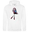 Men`s hoodie Full-length Venus McFlytrap White фото