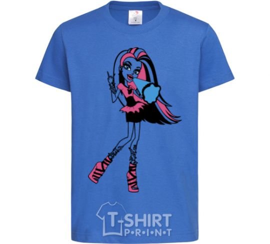 Kids T-shirt Full-length Venus McFlytrap royal-blue фото