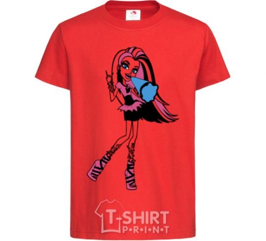 Kids T-shirt Full-length Venus McFlytrap red фото