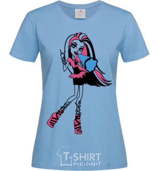 Women's T-shirt Full-length Venus McFlytrap sky-blue фото
