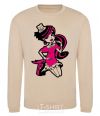 Sweatshirt Draculaura in a hat sand фото