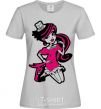 Women's T-shirt Draculaura in a hat grey фото