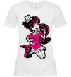 Women's T-shirt Draculaura in a hat White фото