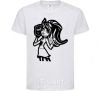 Kids T-shirt Frankie Stein with the glove White фото